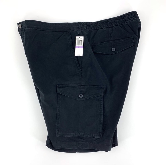 Van Heusen NWT Black 9.5” Cargo Shorts, 38 - Picture 5 of 15